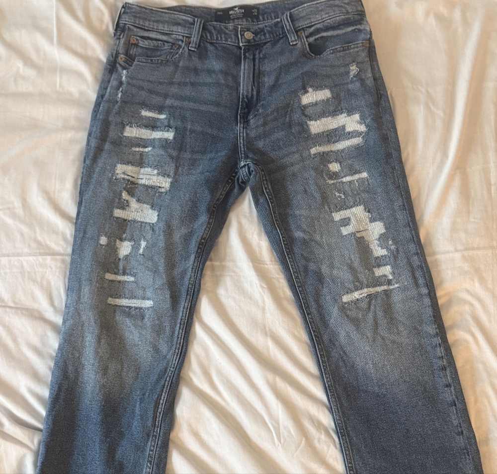 Men's Hollister Vintage Straight Blue Denim